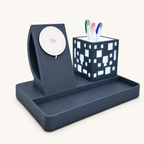 Cube Dock – MagSafe Charging Station with LED Pen Holder & Desk Organizer