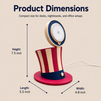 Uncle Sam Hat Wireless Charger – 25W MagSafe Charging Stand