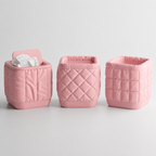 Capsa Modular Desktop Trash Bin – Sculpted Cloth Design