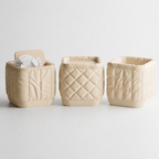Capsa Modular Desktop Trash Bin – Sculpted Cloth Design