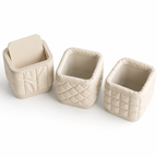 Capsa Modular Desktop Trash Bin – Sculpted Cloth Design