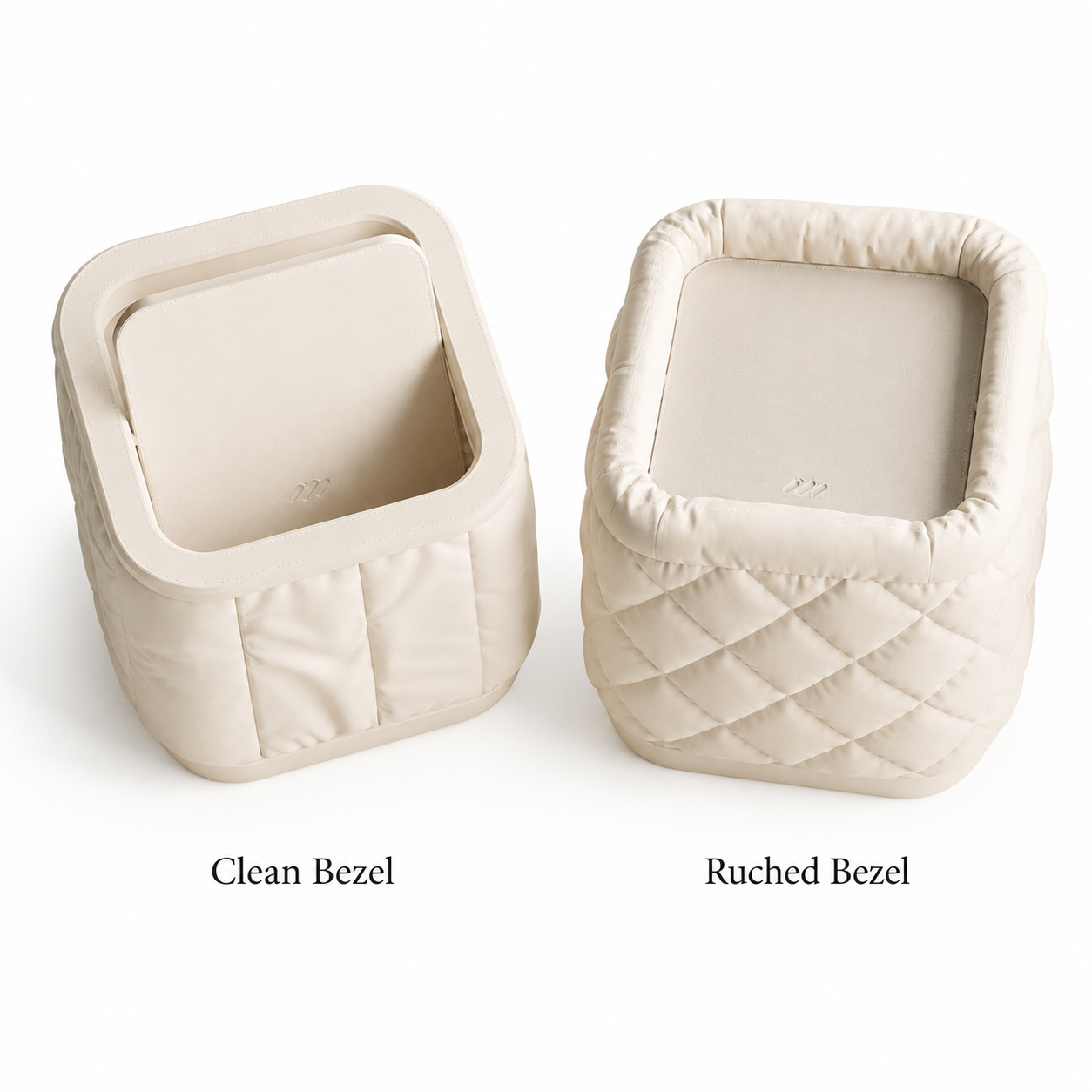 Capsa Modular Desktop Trash Bin – Sculpted Cloth Design