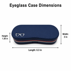 Cute Character Glasses Case | Hard Shell Magnetic Eyeglass Holder, Eco-Friendly, Felt Lined, Funny Gift