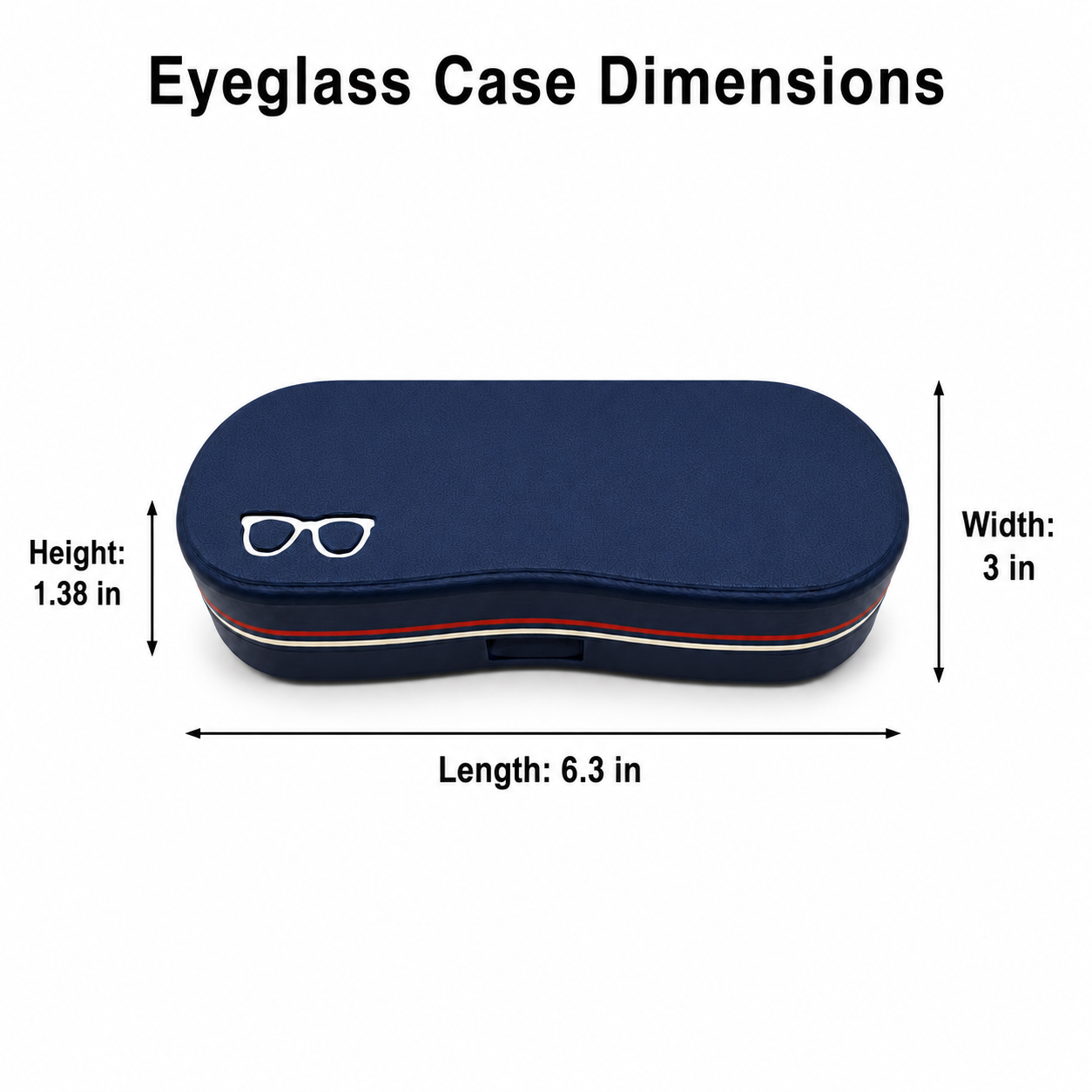 Cute Character Glasses Case | Hard Shell Magnetic Eyeglass Holder, Eco-Friendly, Felt Lined, Funny Gift