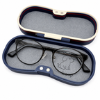 Cute Character Glasses Case | Hard Shell Magnetic Eyeglass Holder, Eco-Friendly, Felt Lined, Funny Gift