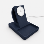 MagSafe Charging Stand with Catch-All Tray – 25W Fast Wireless Charger, StandBy Mode, Desk Organizer
