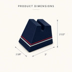 Simple Eyeglass Holder Stand product photo — minimalist navy desk stand for glasses and sunglasses