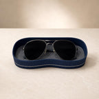 Eco-Friendly Eyeglass Tray | Navy Ribbed Valet